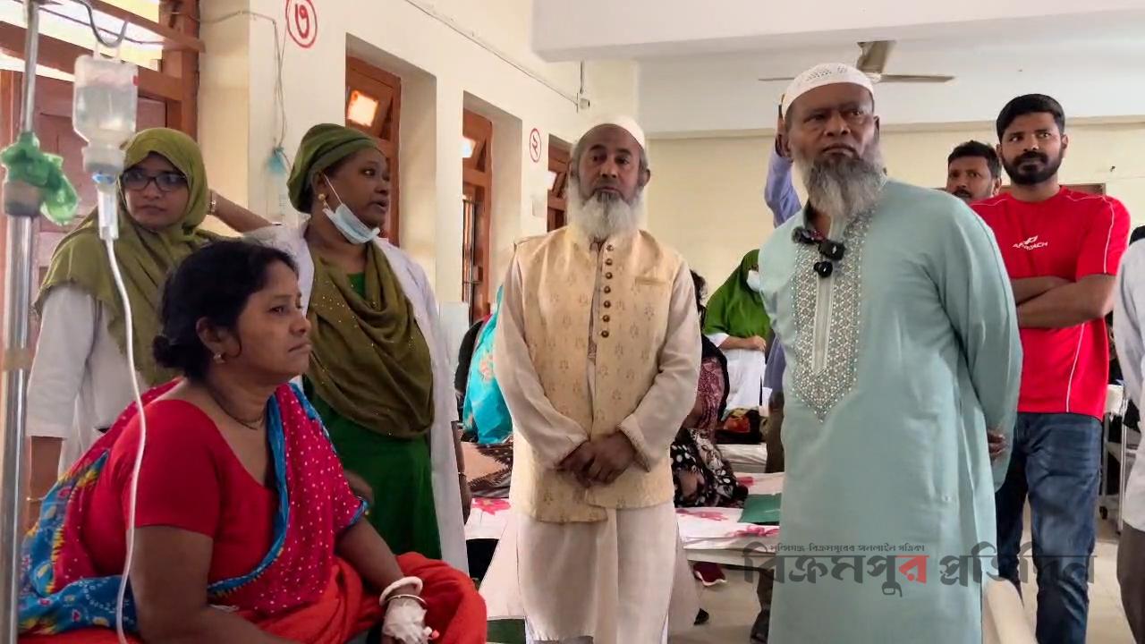 শ্রীনগরে সরকারি হাসপাতাল পরিদর্শনে এমপি শেখ মো. আব্দুল্লাহ্